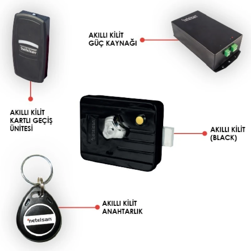 Akıllı Kilit Paketi Black